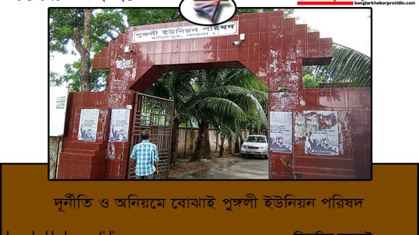 দূর্নীতি ও অনিয়মে বোঝাই পুঙ্গলী ইউনিয়ন পরিষদ